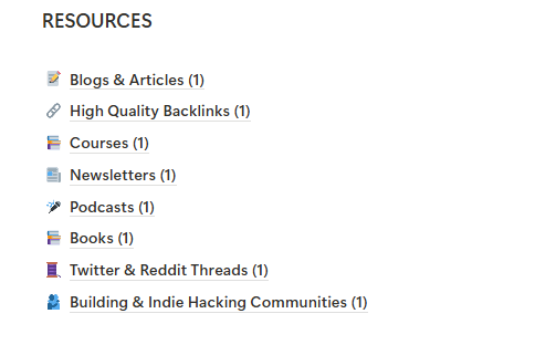 Resources pillar content