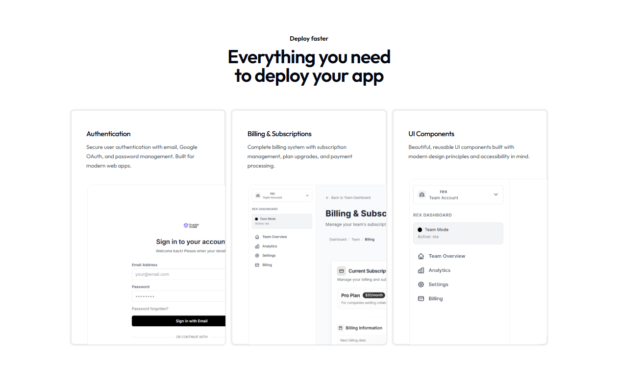 UI Components Showcase